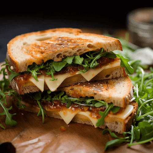 Smoked Gouda & Apple Chutney Cheese Sandwich Recipe